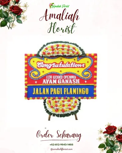 Bunga Papan Congratulation di Gumuruh